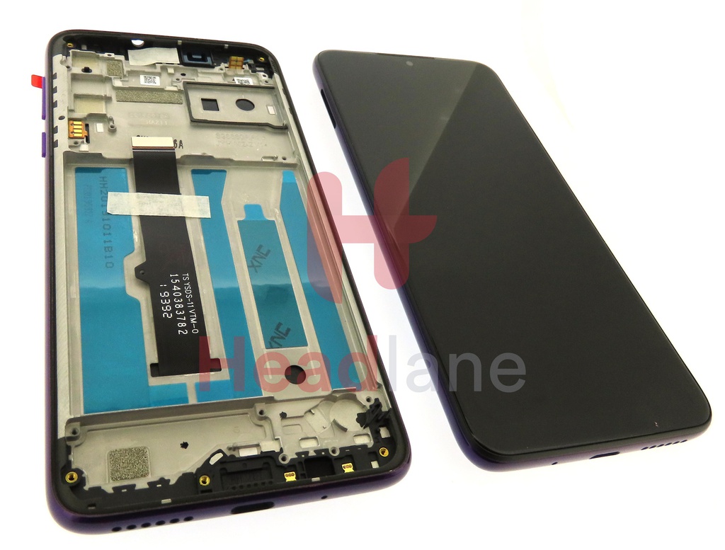 Motorola XT2016 One Macro LCD Display / Screen + Touch - Violet / Purple