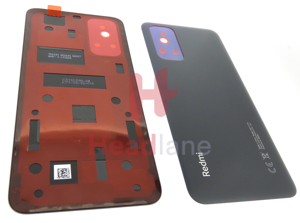 Xiaomi Redmi Note 11 Back / Battery Cover - Black / Grey