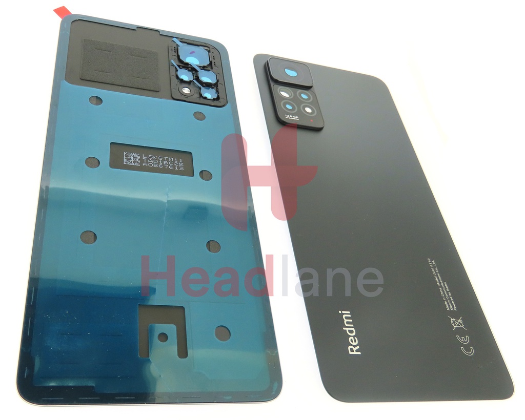 Xiaomi Redmi Note 11 Pro Back / Battery Cover - Black