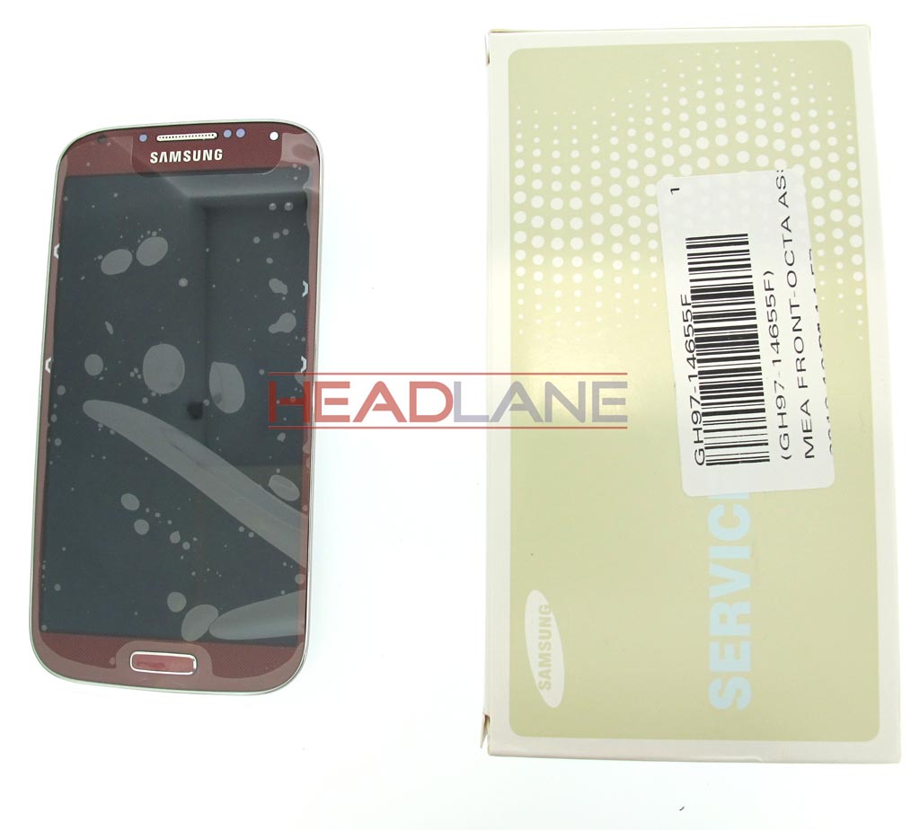 Samsung GT-I9505 Galaxy S4 LTE LCD / Touch - Red