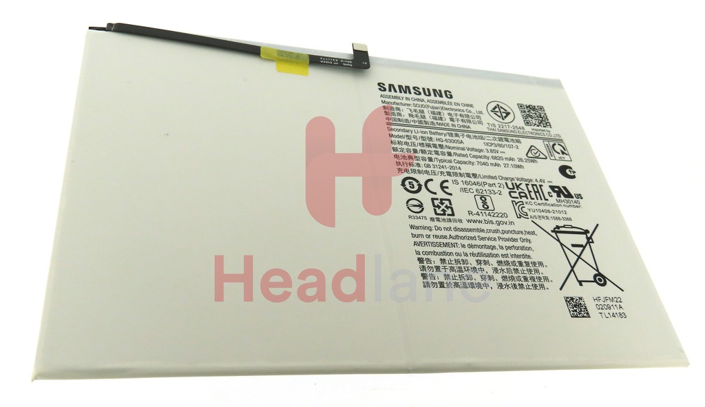 Samsung SM-X200 X205 Galaxy Tab A8 WiFi / LTE HQ-6300NA Internal Battery