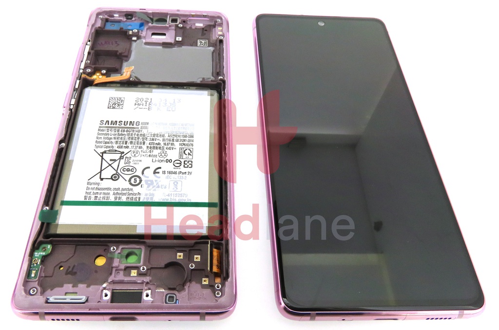 Samsung SM-G781 Galaxy S20 FE 5G LCD Display / Screen + Touch + Battery - Cloud Lavender