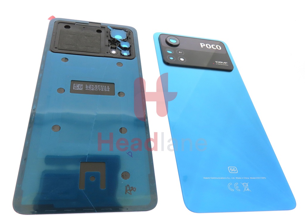 Xiaomi Poco X4 Pro 5G Back / Battery Cover - Blue