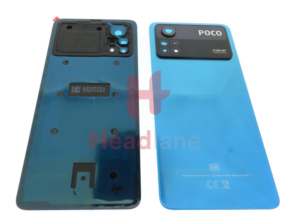 Xiaomi Poco X4 Pro 5G Back / Battery Cover - Blue