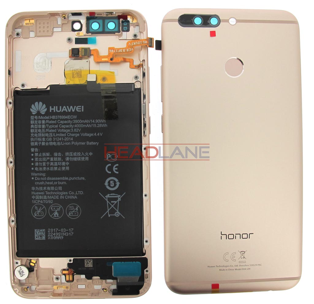 Huawei Honor 8 Pro Battery Cover - Gold