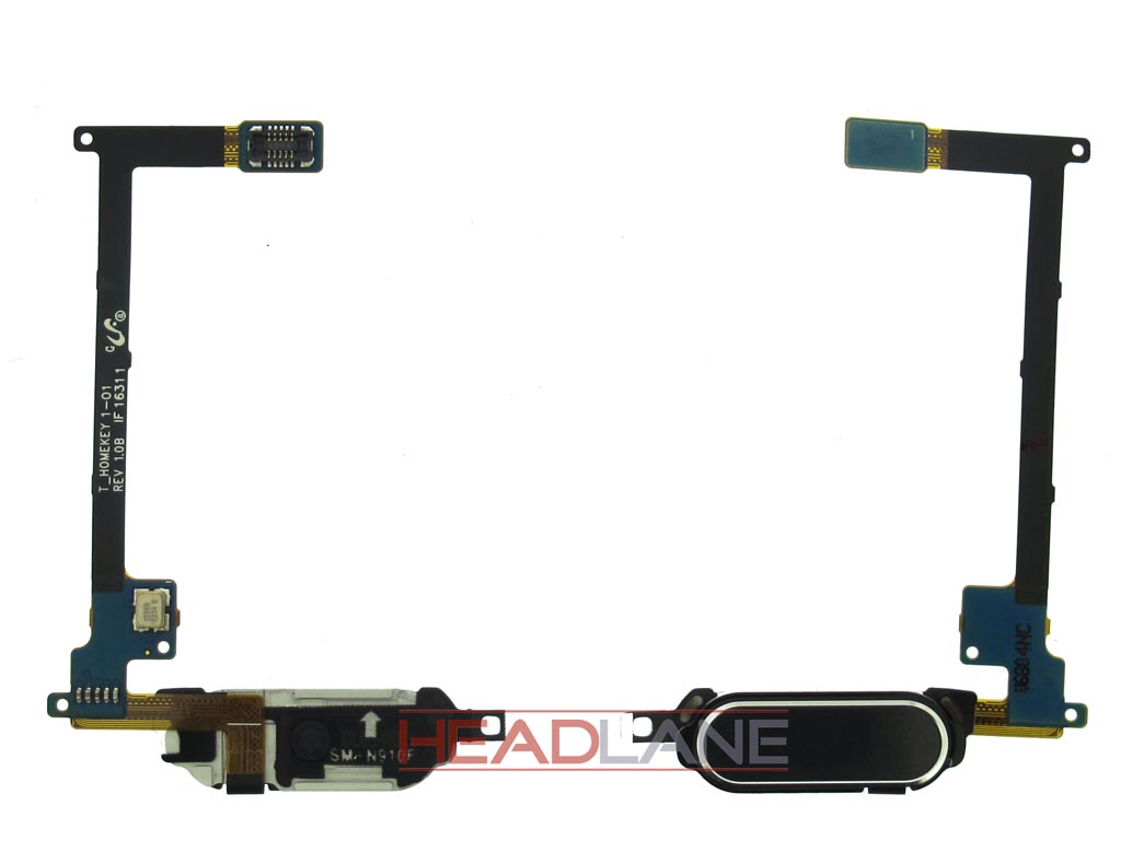 Samsung SM-N910 Galaxy Note 4 Home Key Flex - Black