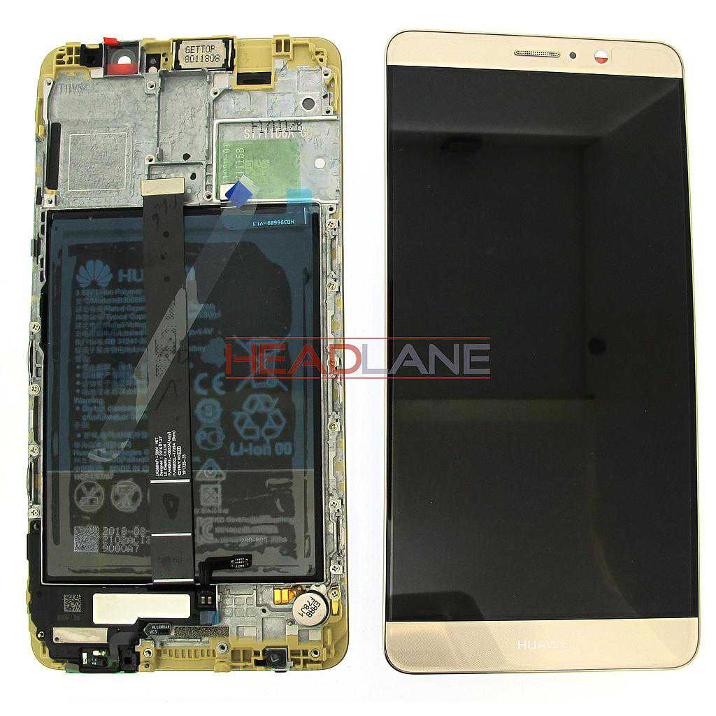 Huawei Mate 9 LCD Display / Screen + Touch + Battery Assembly - Gold