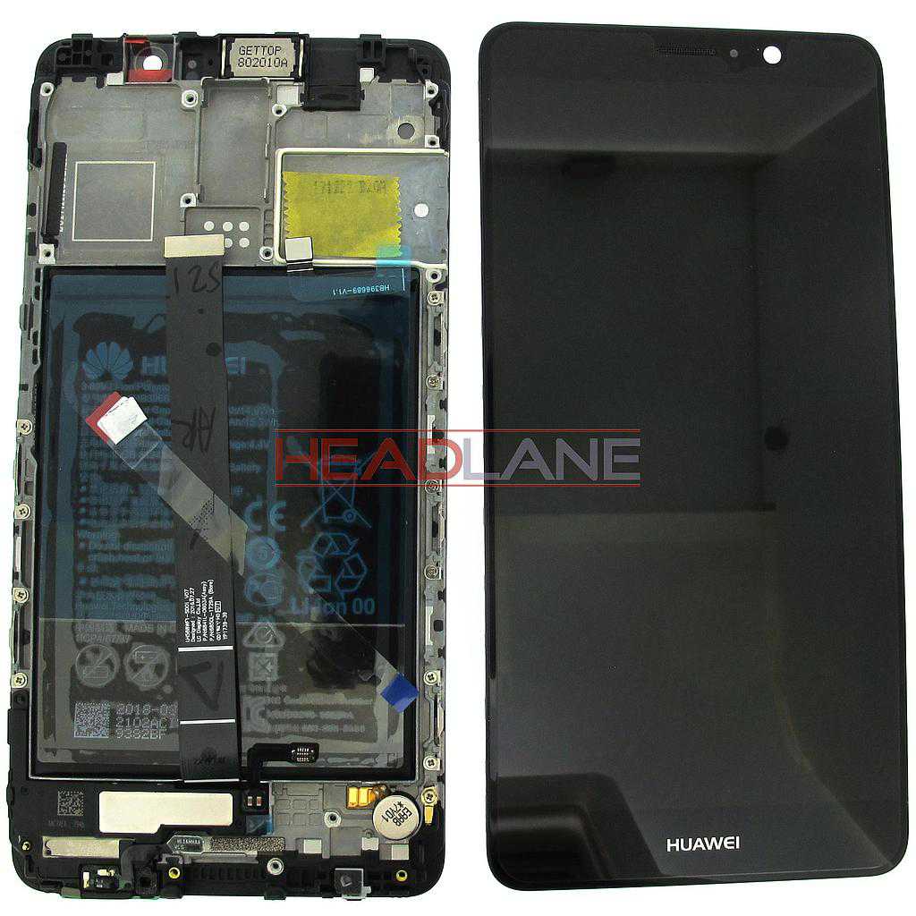 Huawei Mate 9 LCD Display / Screen + Touch + Battery Assembly - Black