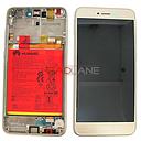Huawei Honor 8 Lite LCD Display / Screen + Touch + Battery Assembly - Gold