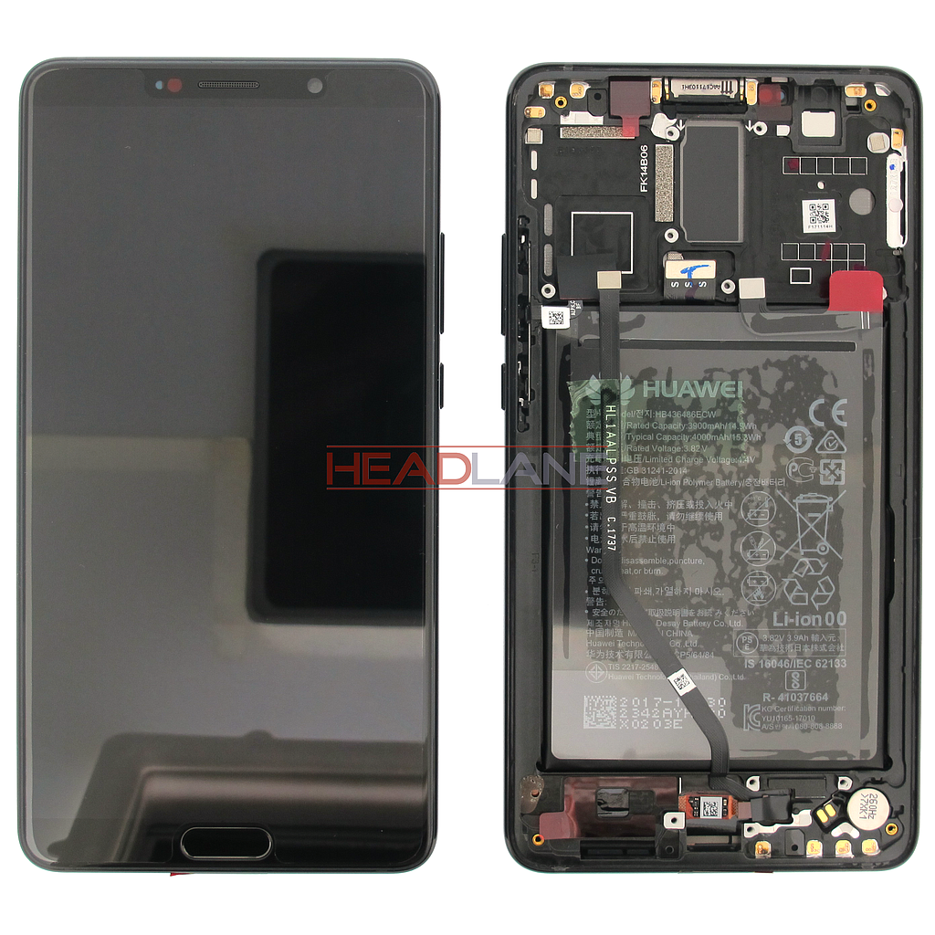 Huawei Mate 10 LCD Display / Screen + Touch + Battery Assembly - Black