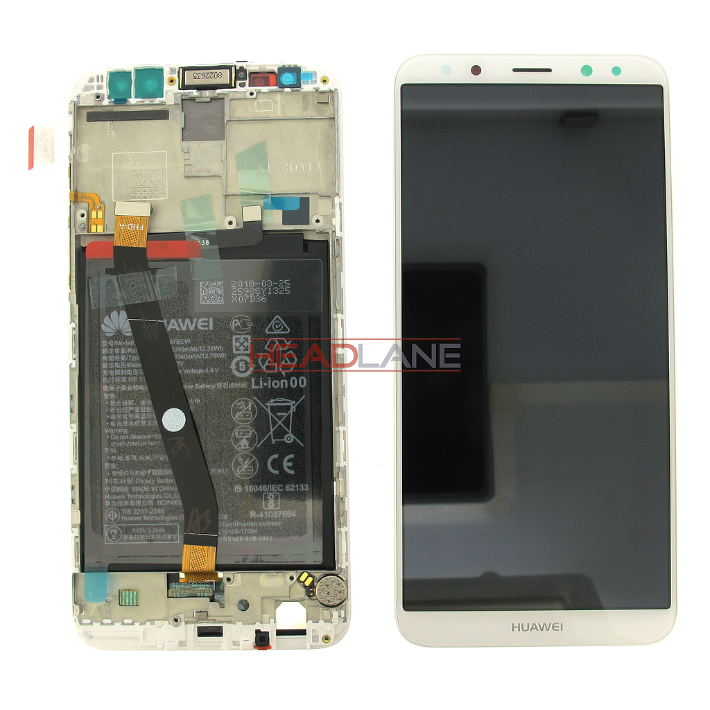 Huawei Mate 10 Lite LCD Display / Screen + Touch +Battery Assembly Gold/White
