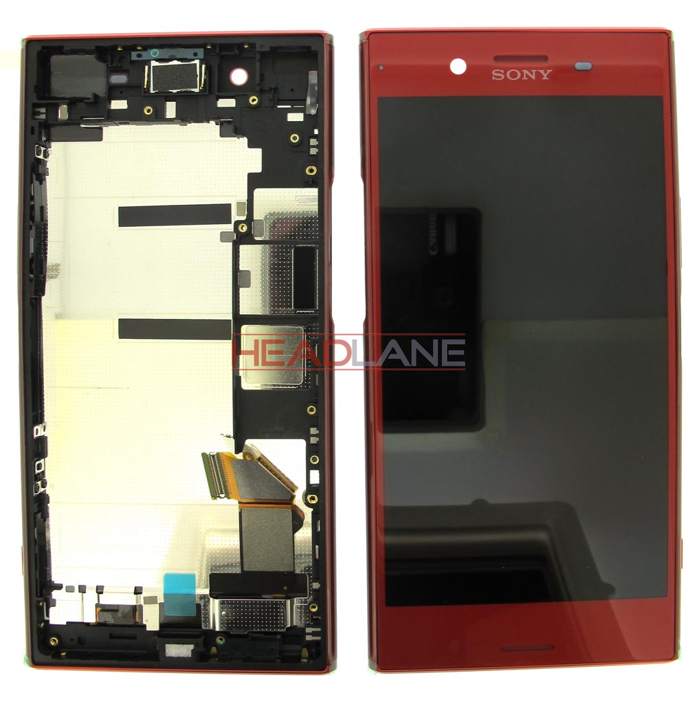 Sony G8142 Xperia XZ Premium (Dual SIM) LCD Display / Screen + Touch - Red
