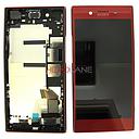Sony G8142 Xperia XZ Premium (Dual SIM) LCD Display / Screen + Touch - Red