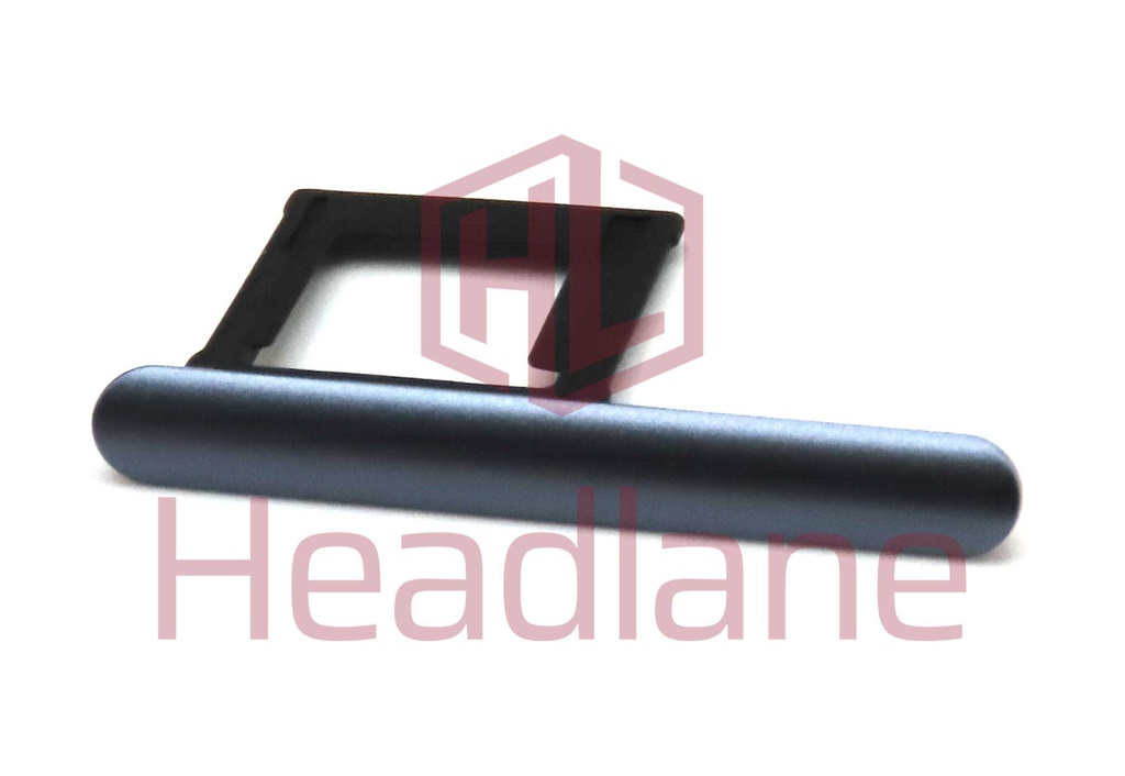 Sony G8341 Xperia XZ1 MicroSD/Memory Card Tray + SIM Cap Cover - Blue