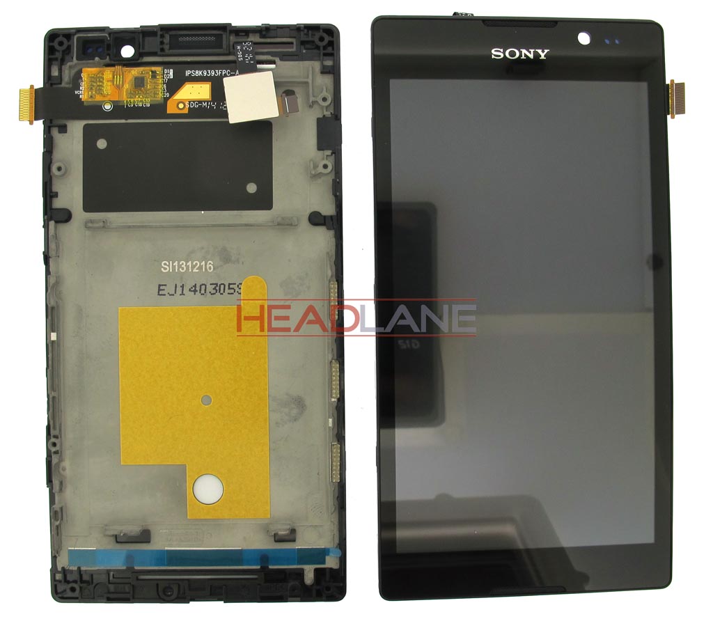 Sony C2305 Xperia C LCD Display / Screen + Touch - Black