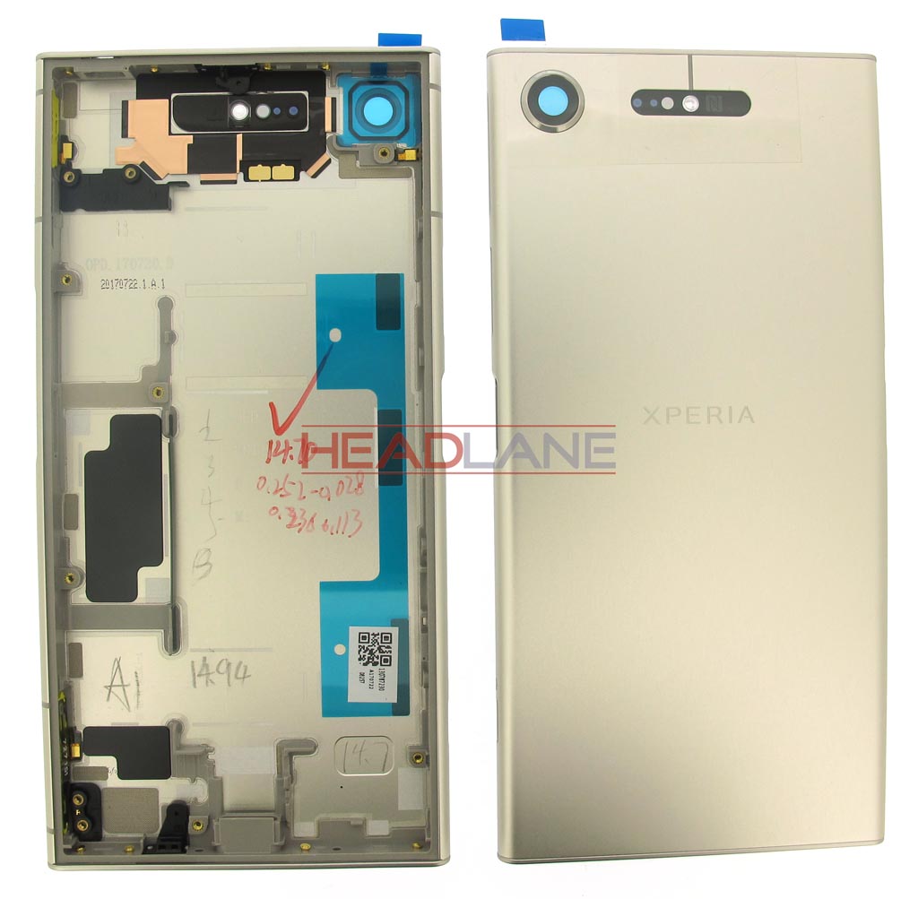 Sony G8341 G8342 Xperia XZ1 Main Cover - Silver