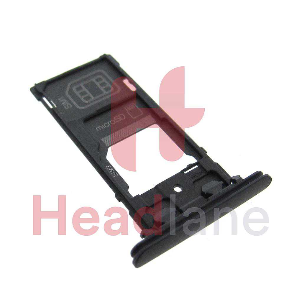 Sony H8324 Xperia XZ2 Compact DUAL SIM Card Tray - Black