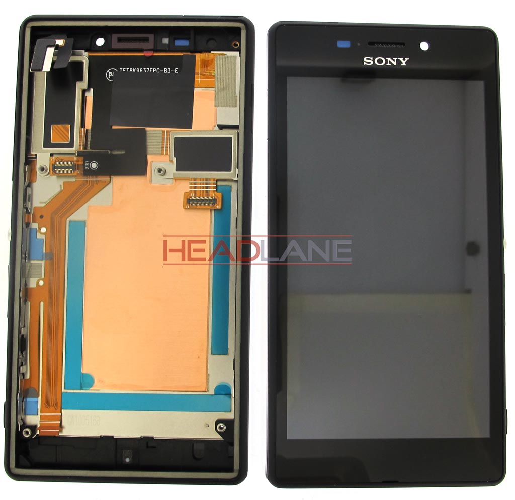 Sony D2403 / D2406 Xperia M2 Aqua LCD Display / Screen + Touch - Black