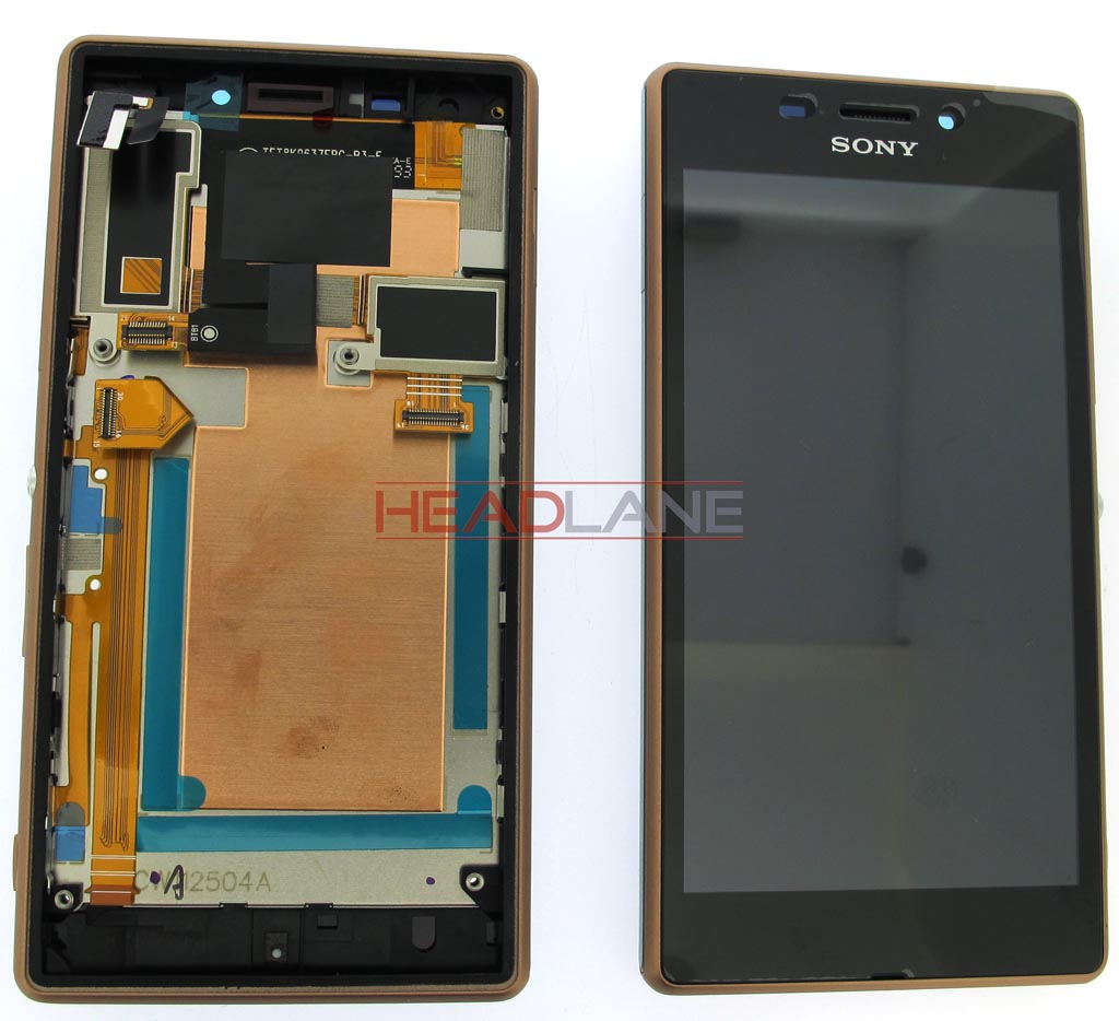 Sony D2403 / D2406 Xperia M2 Aqua LCD Display / Screen + Touch - Copper