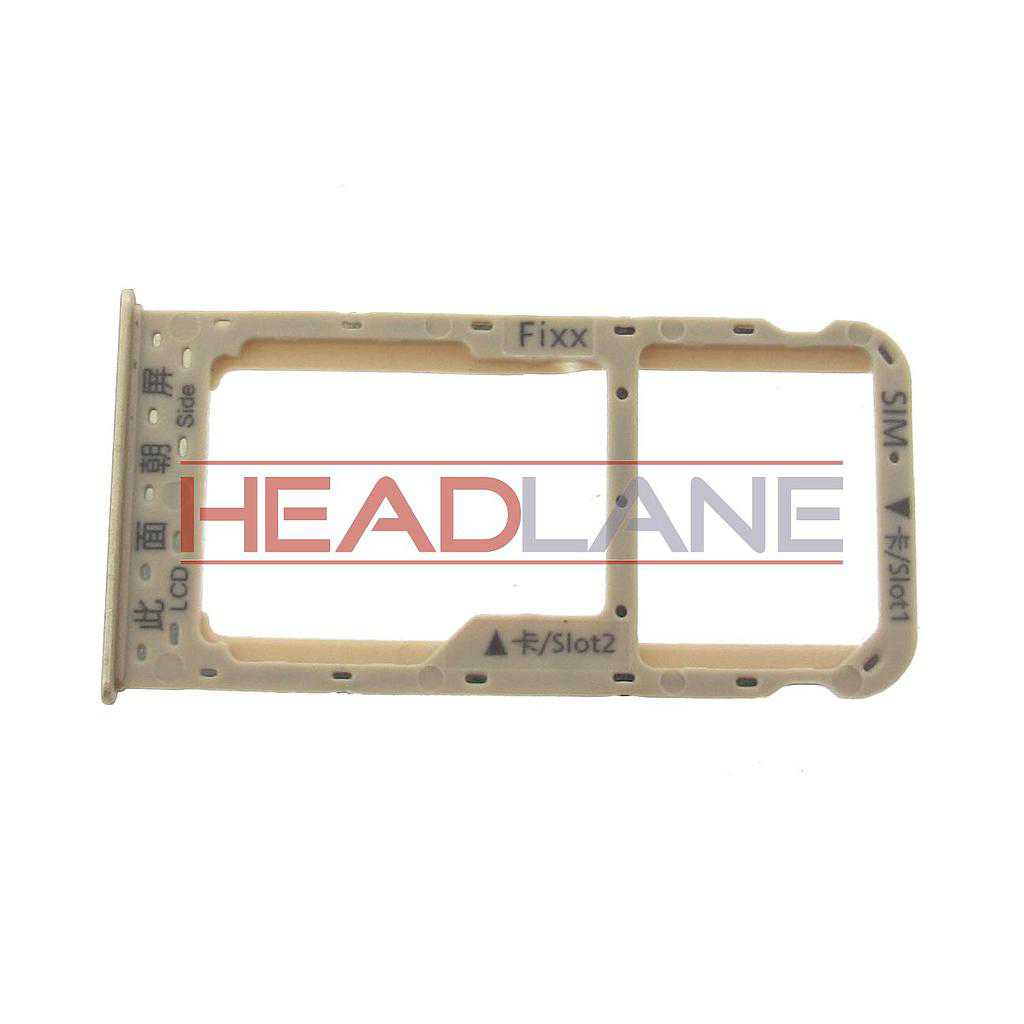 Huawei P Smart SIM Card Tray - Gold