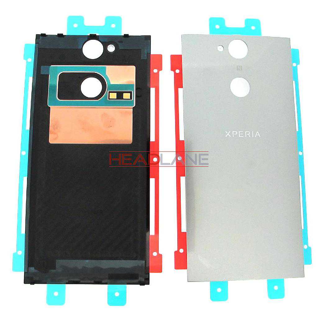 Sony H3113 H4113 Xperia XA2 / XA2 Dual Battery Cover Silver