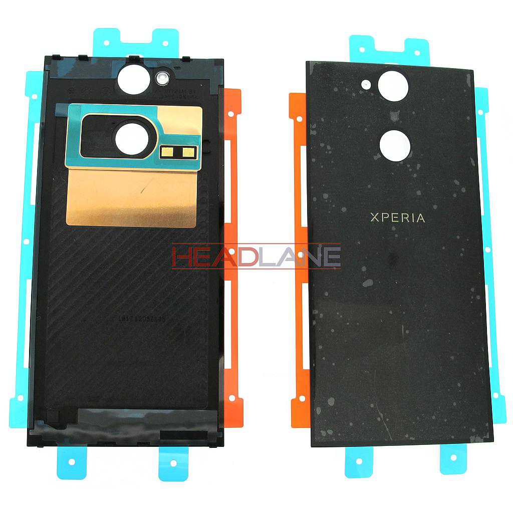 Sony H3113 H4113 Xperia XA2 / XA2 Dual Battery Cover Black