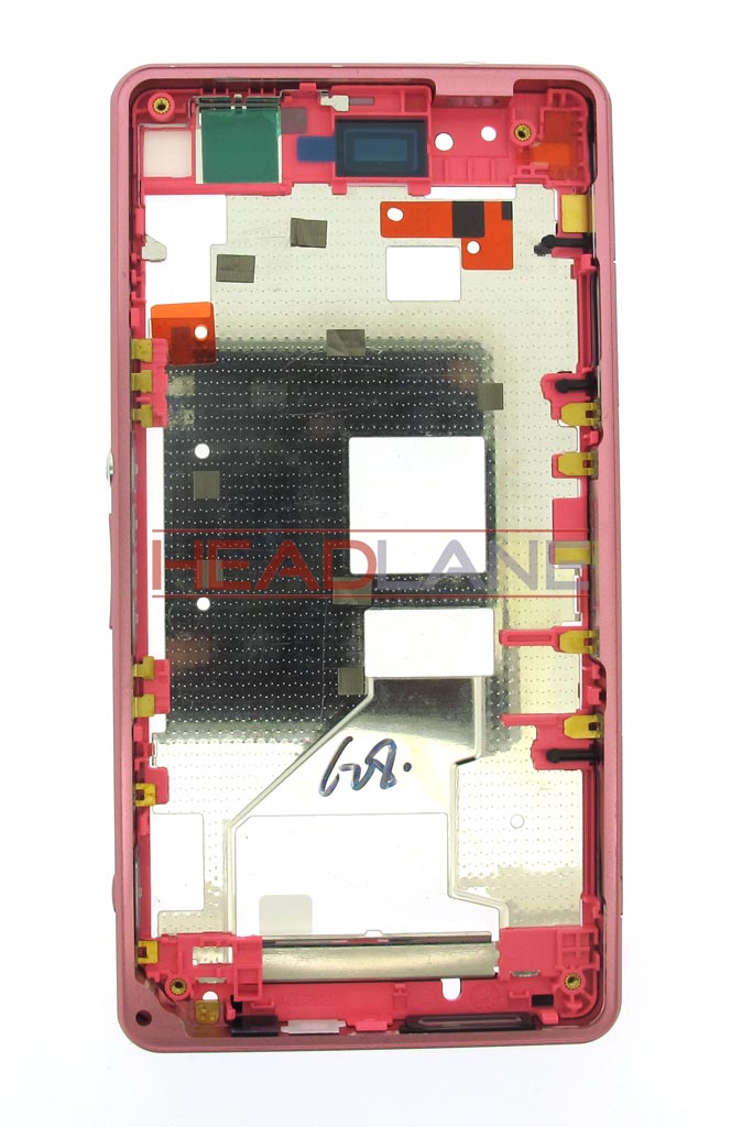 Sony D5503 M51W Xperia Z1 Compact Middle Cover - Pink