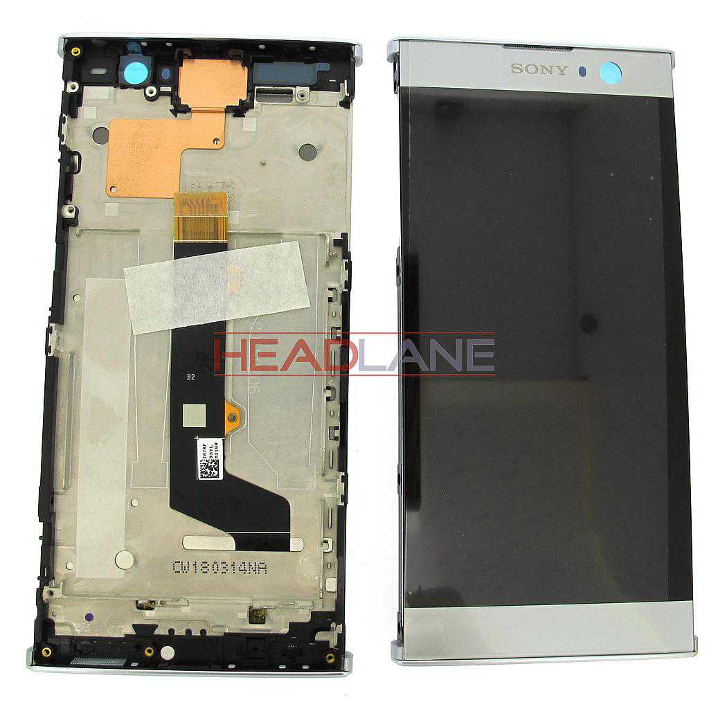 Sony H3113 H4113 Xperia XA2 / XA2 Dual LCD Display / Screen + Touch - Silver