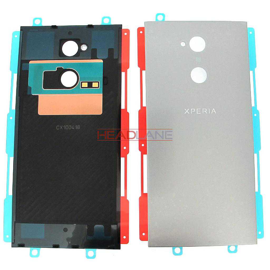 Sony H4213 Xperia XA2 Ultra Dual Battery Cover - Silver