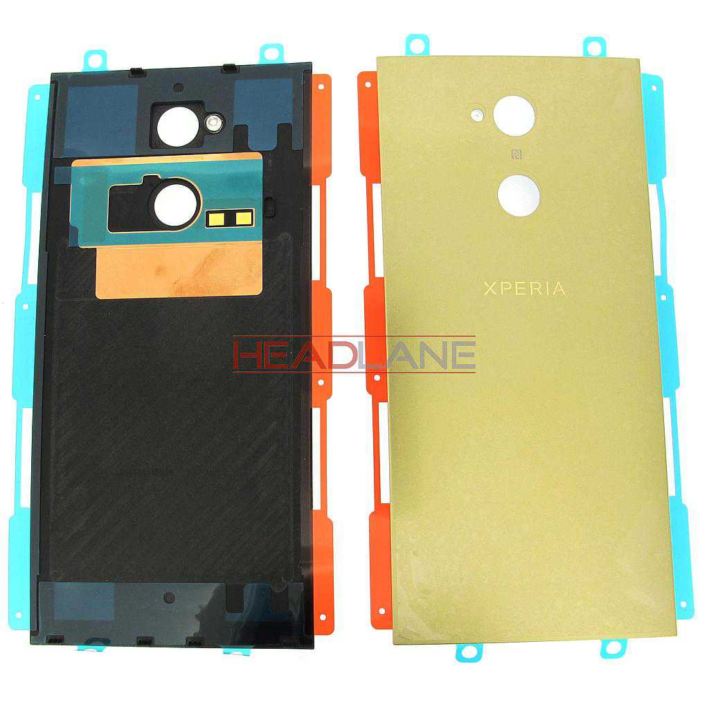 Sony H4213 Xperia XA2 Ultra Dual Battery Cover - Gold