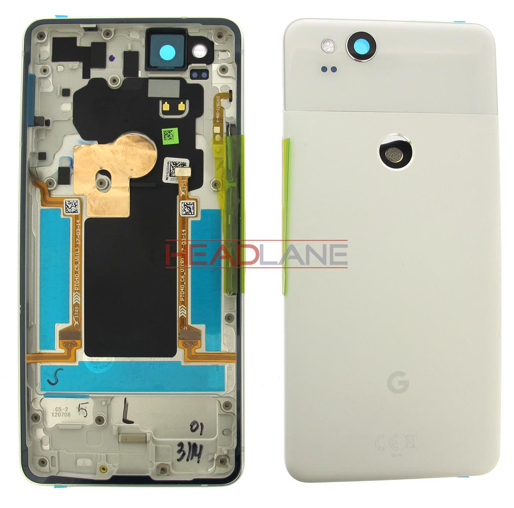 Google Pixel 2 Battery / Back Cover + Edge Sensor - White