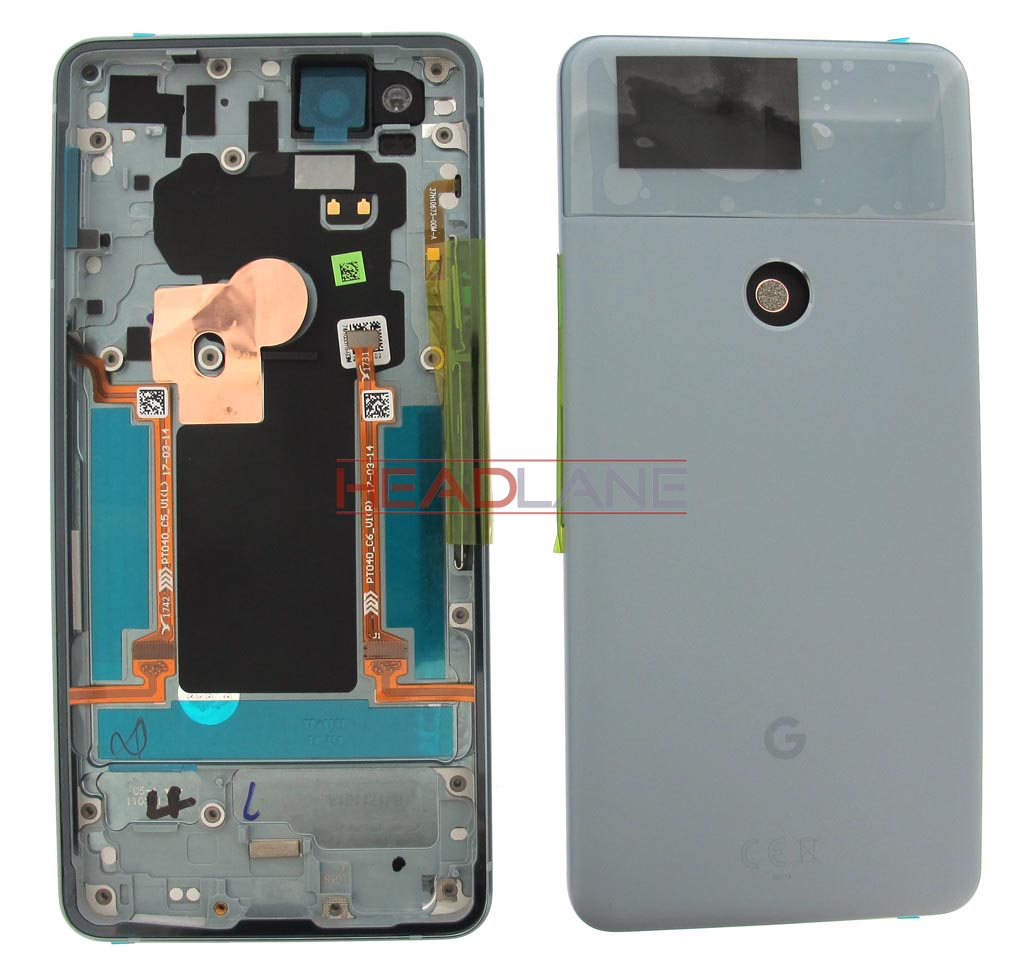 Google Pixel 2 Battery / Back Cover + Edge Sensor - Blue