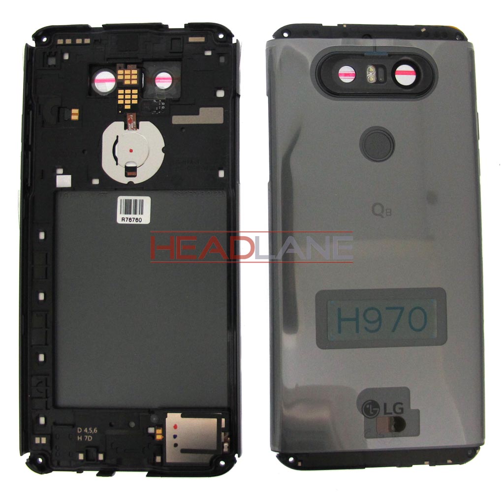 LG H970 Q8 Battery / Back Cover - Titan Silver