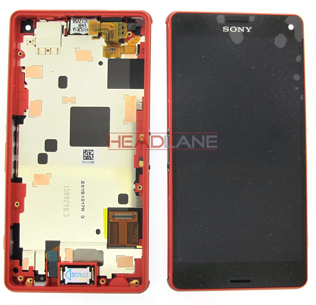 Sony D5803 Xperia Z3 Compact LCD Display / Screen + Touch - Orange