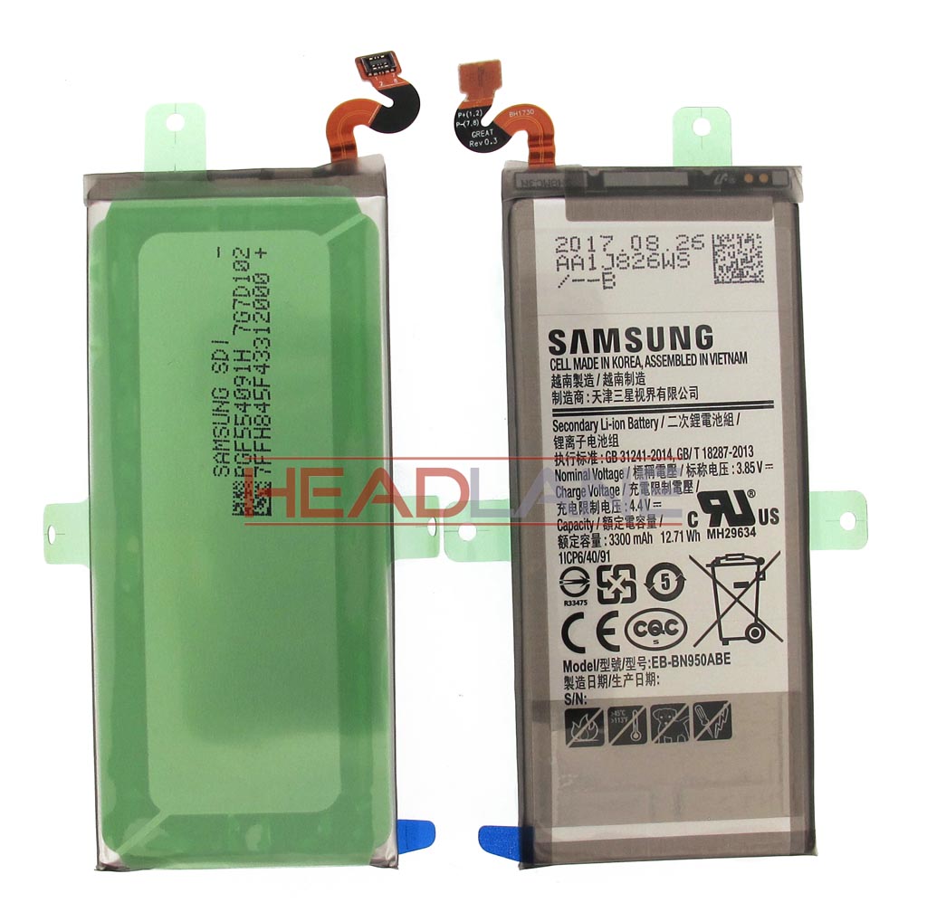 Samsung SM-N950 Galaxy Note 8 EB-BN950ABE 3300 mAh Internal Battery