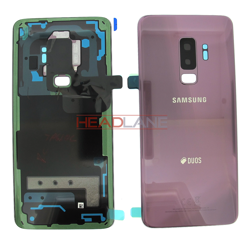 Samsung SM-G965F Galaxy S9+ Hybrid SIM Battery Cover- Purple
