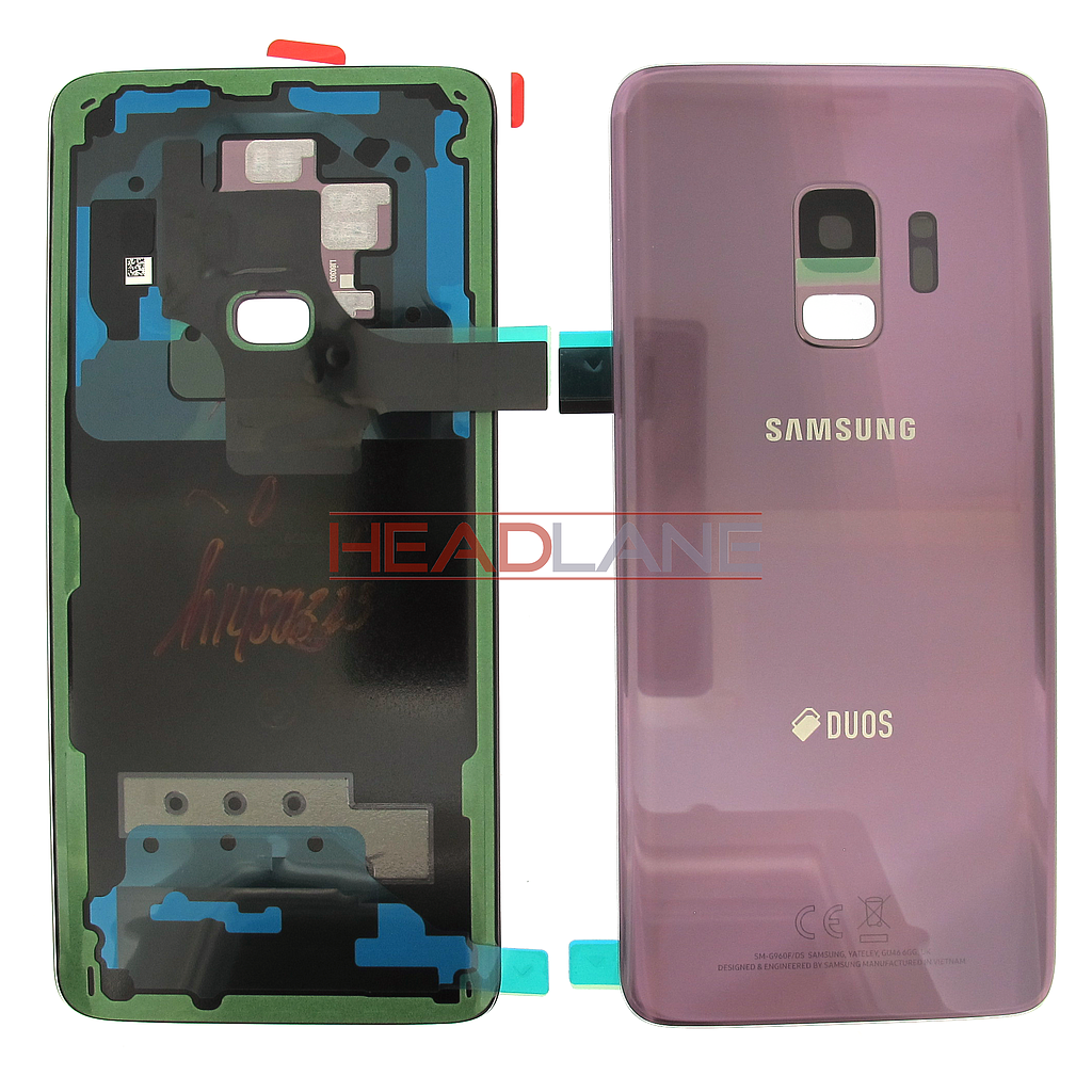 Samsung SM-G960F Galaxy S9 Hybrid SIM Battery Cover - Purple