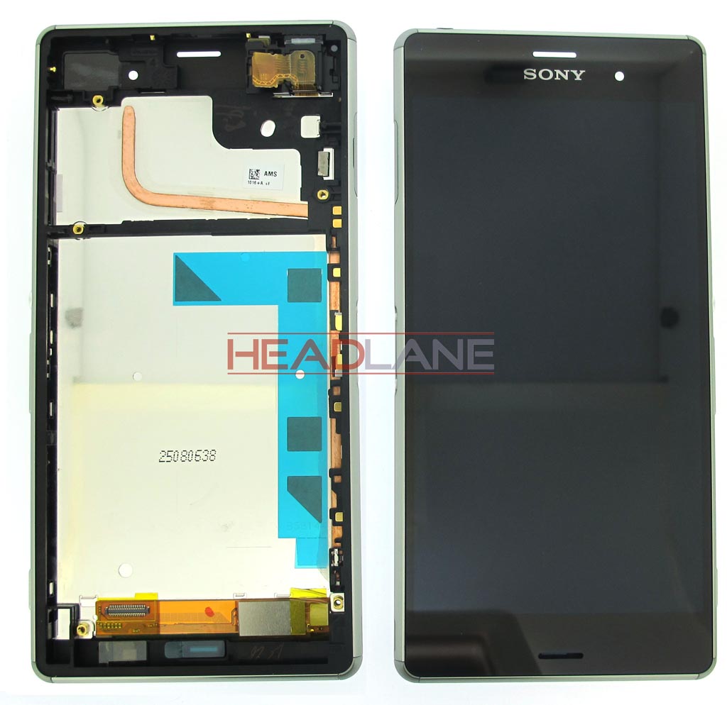 Sony D6603 Xperia Z3 LCD Display / Screen + Touch - Silver Green