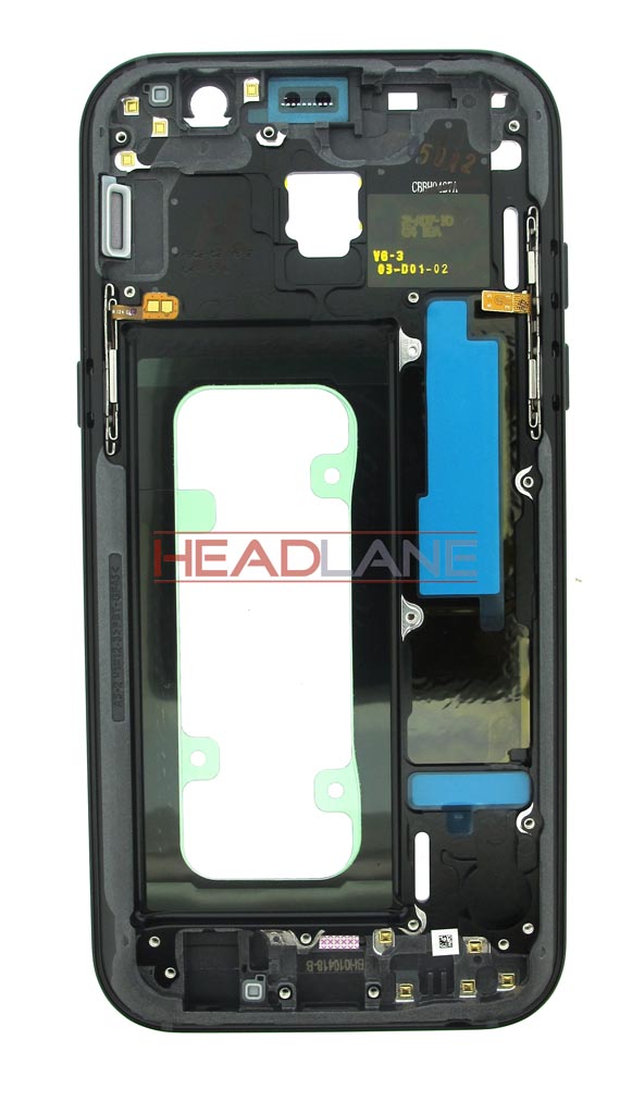 Samsung SM-A520 Galaxy A5 (2017) Middle Cover/Chassis- Black