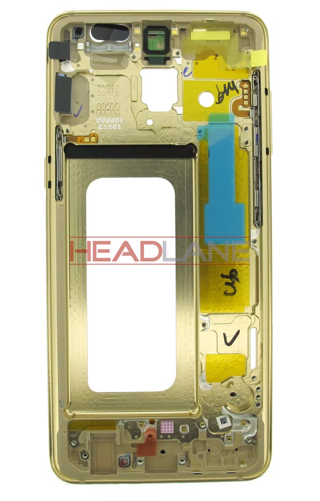 Samsung SM-A530 Galaxy A8 (2018) Front Cover - Gold