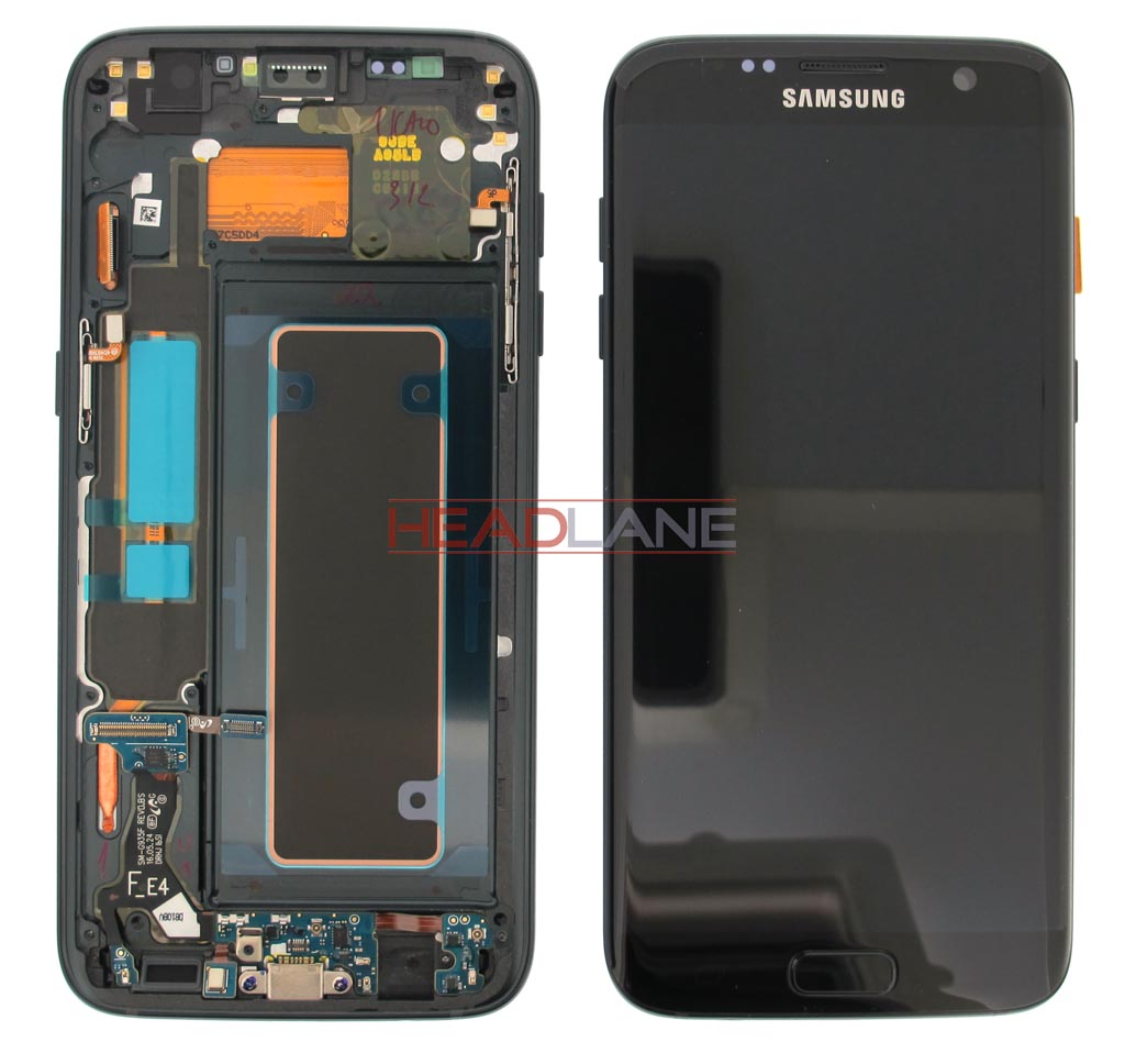 Samsung SM-G935F Galaxy S7 Edge LCD Display / Screen + Touch - Jet Black