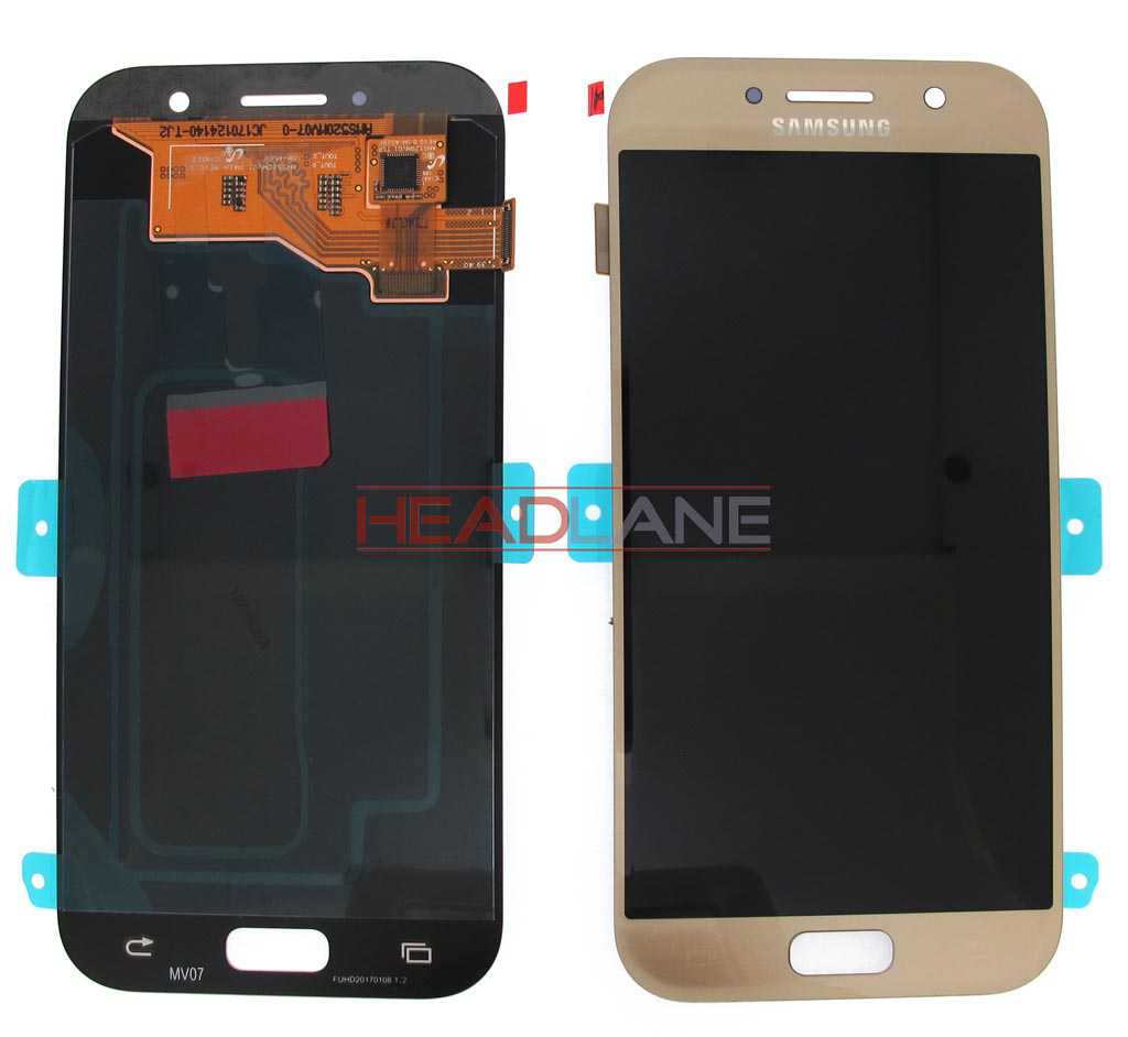 Samsung SM-A520 Galaxy A5 (2017) LCD Display / Screen + Touch - Gold