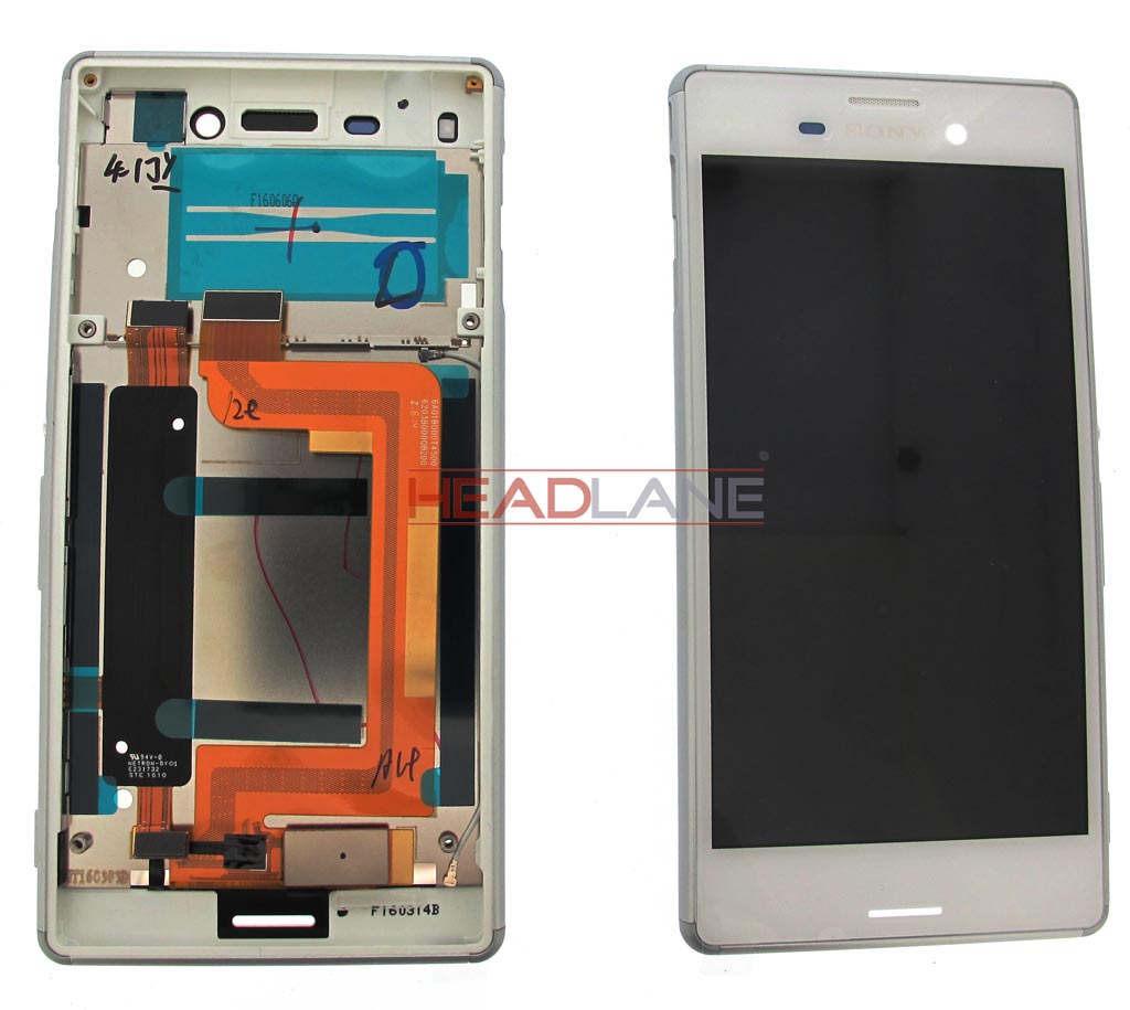 Sony E2303 / E2306 Xperia M4 Aqua LCD Display / Screen + Touch - White