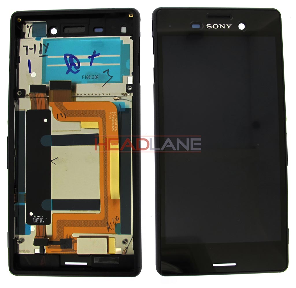 Sony E2313 / E2333 Xperia M4 Aqua Dual LCD Display / Screen + Touch - Black