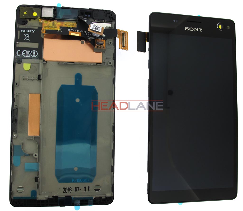 Sony E5303 E5306 Xperia C4 / Dual LCD Display / Screen + Touch - Black