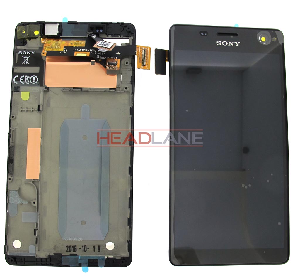 Sony E5303 E5306 Xperia C4 / Dual LCD Display / Screen + Touch - Black
