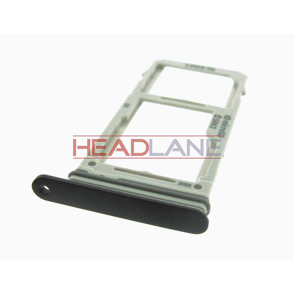 Samsung SM-G965F Galaxy S9+ Hybrid SIM Card Tray - Black