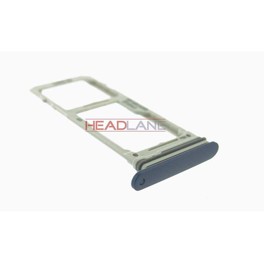 Samsung SM-G965F Galaxy S9+ Hybrid SIM Card Tray - Blue