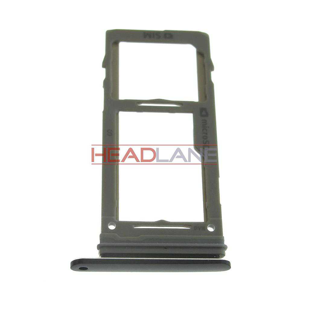 Samsung SM-G965F Galaxy S9+ Single SIM Card Tray - Black