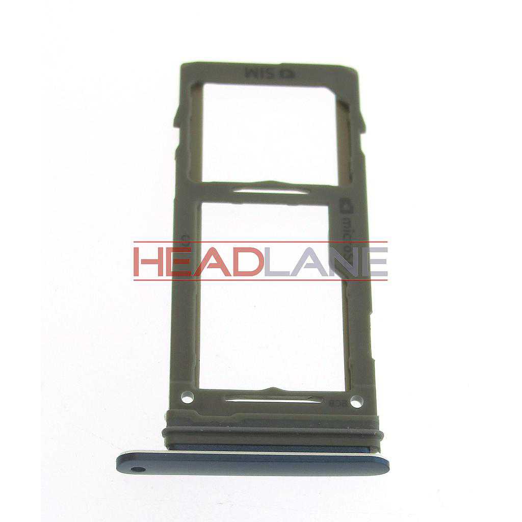 Samsung SM-G965F Galaxy S9+ Single SIM Card Tray - Blue